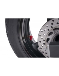 puig valvole a 90 gradi per pneumatici tubeless colore rosso