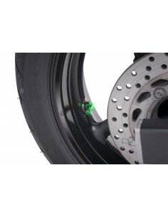 puig valvole a 90 gradi per pneumatici tubeless colore verde