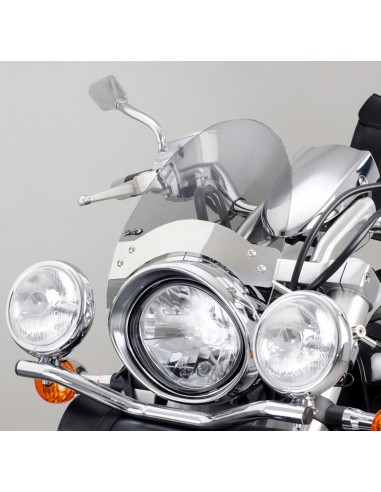 PUIG CUPOLINO CUSTOM ROADSTER SUZUKI M800 INTRUDER 2012 FUME CHIARO vendita online Como