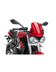 PUIG CUPOLINO NAKED N.G. SPORT TRIUMPH STREET TRIPLE S 16-18 ROSSO vendita online Como