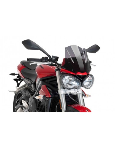 PUIG CUPOLINO NAKED N.G. SPORT TRIUMPH STREET TRIPLE S 2016 FUME SCURO vendita online Como