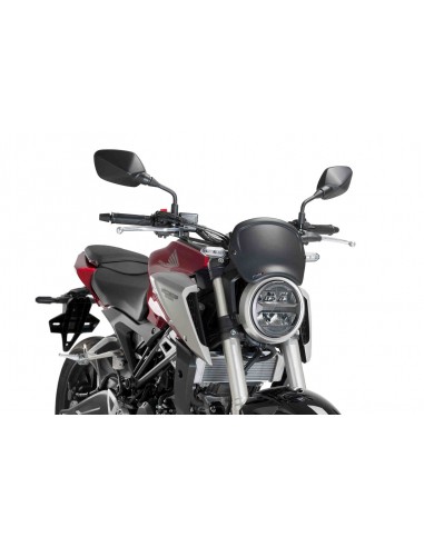 PUIG CARENATURA FRONTALE HONDA CB125R 2018 NERO OPACO vendita online Como