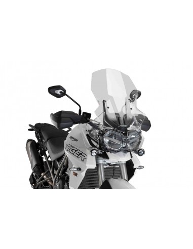 PUIG CUPOLINO TOURING TRIUMPH TIGER 800/XC/XR/XRX/XRT/XCX/XCA 2018 TRASPARENTE vendita online Como
