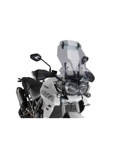 PUIG CUPOLINO TOURING CON VISIERA TRIUMPH TIGER 800/XC/XCX/XCA/XR/XRX/XRT 2018 FUME CHIARO vendita online Como
