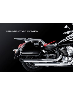 ricambio parte cromata per borsa laterale rigida sinistra custom acces modello voyager inox