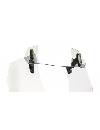 puig deflettore fissaggio attraverso viti trasparente - dimensioni (hxl): 100x277 mm. interasse attacchi: 206 mm. necessita fora