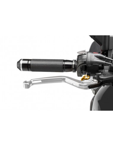 puig leva freno fissa argento e selettore oro - lunghezza: 160 mm - (attenzione la leva non include l'adattatore) - 170po