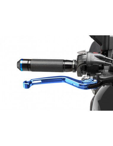 puig leva freno fissa blu e selettore argento - lunghezza: 160 mm - (attenzione la leva non include l'adattatore) - 170ap