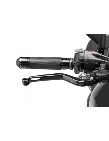 puig leva freno fissa nero e selettore argento - lunghezza: 160 mm - (attenzione la leva non include l'adattatore) - 170np