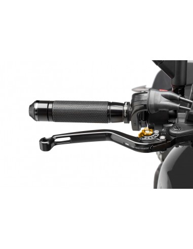 puig leva freno fissa nero e selettore oro - lunghezza: 160 mm - (attenzione la leva non include l'adattatore) - 170no