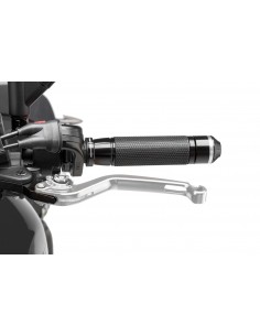 puig leva frizione fissa argento e selettore argento - lunghezza: 160 mm - (attenzione la leva non include l'adattatore) - 270pp
