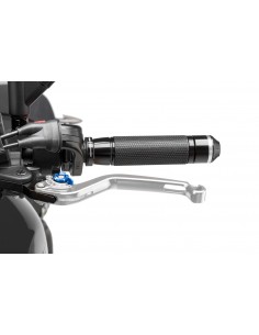 puig leva frizione fissa argento e selettore blu - lunghezza: 160 mm - (attenzione la leva non include l'adattatore) - 270pa