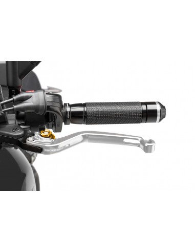 puig leva frizione fissa argento e selettore oro - lunghezza: 160 mm - (attenzione la leva non include l'adattatore) - 270po