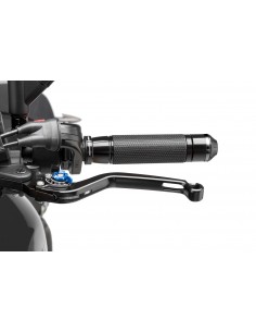 puig leva frizione fissa nero e selettore blu - lunghezza: 160 mm - (attenzione la leva non include l'adattatore) - 270na
