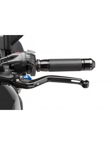 puig leva frizione fissa nero e selettore blu - lunghezza: 160 mm - (attenzione la leva non include l'adattatore) - 270na