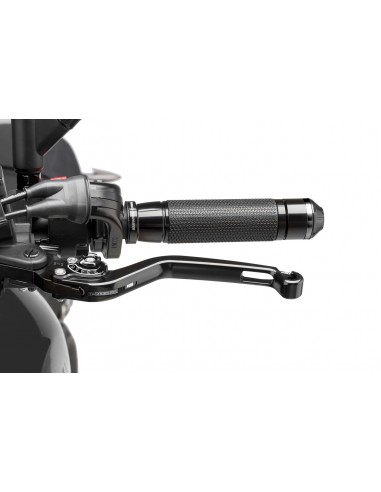 puig leva frizione fissa nero e selettore nero - lunghezza: 160 mm - (attenzione la leva non include l'adattatore) - 270nn