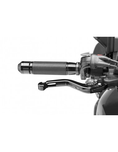 puig leva freno fissa corta nero con selettore argento - lunghezza: 129 mm - (attenzione la leva non include l'adattatore) - 180
