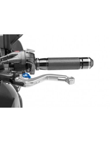 puig leva frizione fissa corta argento con selettore blu - lunghezza: 129 mm - (attenzione la leva non include l'adattatore) - 2
