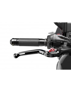 puig leva freno pieghevole nero con selettore rosso - lunghezza: 160 mm - (attenzione la leva non include l'adattatore) - 160nr