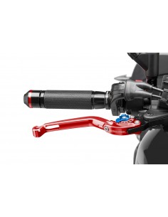 puig leva freno pieghevole rosso con selettore blu - lunghezza: 160 mm - (attenzione la leva non include l'adattatore) - 160ra