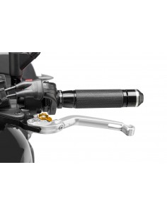 puig leva frizione pieghevole argento con selettore oro - lunghezza: 160 mm - (attenzione la leva non include l'adattatore) - 26