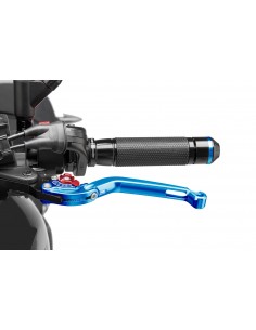 puig leva frizione pieghevole blu con selettore rosso - lunghezza: 160 mm - (attenzione la leva non include l'adattatore) - 260a