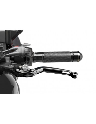 puig leva frizione pieghevole nero con selettore argento - lunghezza: 160 mm - (attenzione la leva non include l'adattatore) - 2