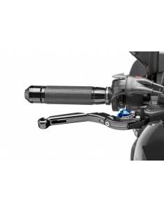 puig leva freno estensibile e pieghevole con corpo centrale di nero estensione di nero e selettore blu - lunghezza: 133-153 mm -