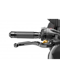 puig leva freno estensibile e pieghevole con corpo centrale di nero estensione di nero e selettore oro - lunghezza: 133-153 mm -