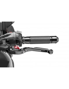 puig leva frizione estensibile e pieghevole con corpo centrale di nero estensione di nero e selettore rosso - lunghezza: 133-153