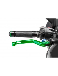 puig leva freno fissa verde e selettore blu - lunghezza: 160 mm - (attenzione la leva non include l'adattatore) - 170va
