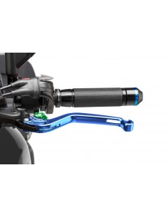 puig leva frizione fissa blu e selettore verde - lunghezza: 160 mm - (attenzione la leva non include l'adattatore) - 270av