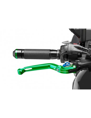 puig leva freno pieghevole verde e selettore blu - lunghezza: 160 mm - (attenzione la leva non include l'adattatore) - 160va