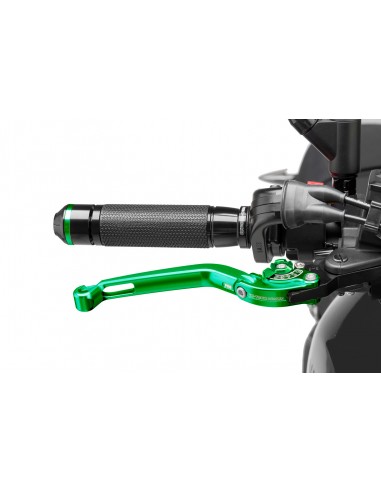 puig leva freno pieghevole verde e selettore verde - lunghezza: 160 mm - (attenzione la leva non include l'adattatore) - 160vv