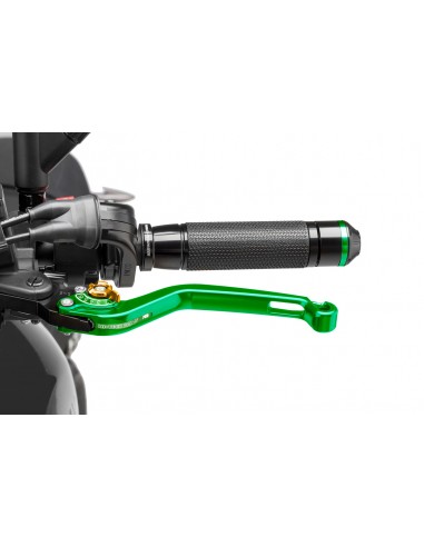 puig leva frizione fissa verde e selettore oro - lunghezza: 160 mm - (attenzione la leva non include l'adattatore) - 270vo