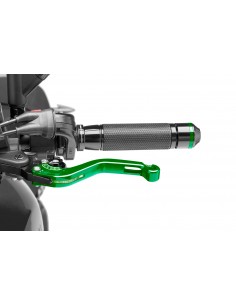 puig leva frizione fissa corta verde e selettore nero - lunghezza: 129 mm - (attenzione la leva non include l'adattatore) - 280v