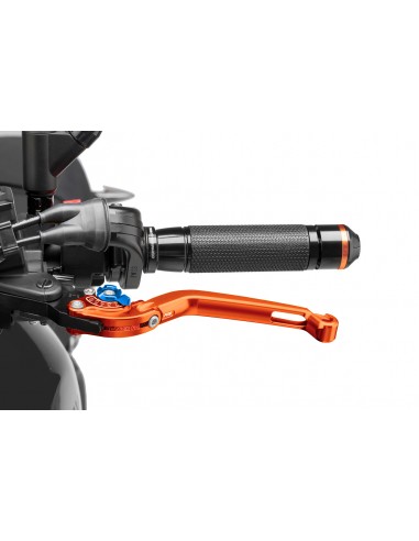 puig leva frizione pieghevole arancione e selettore blu - lunghezza: 160 mm - (attenzione la leva non include l'adattatore) - 26
