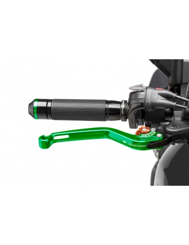 puig leva freno fissa verde e selettore arancione - lunghezza: 160 mm - (attenzione la leva non include l'adattatore) - 170vt