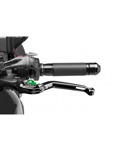 puig leva frizione pieghevole arancione e selettore verde - lunghezza: 160 mm - (attenzione la leva non include l'adattatore) - 