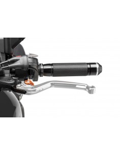 puig leva frizione fissa argento e selettore arancione - lunghezza: 160 mm - (attenzione la leva non include l'adattatore) - 270