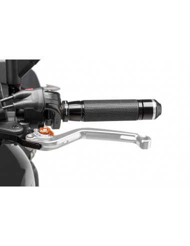 puig leva frizione fissa argento e selettore arancione - lunghezza: 160 mm - (attenzione la leva non include l'adattatore) - 270