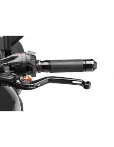 puig leva frizione fissa nero e selettore arancione - lunghezza: 160 mm - (attenzione la leva non include l'adattatore) - 270nt