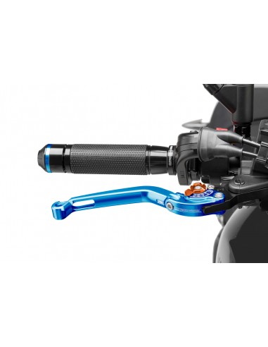 puig leva freno pieghevole blu e selettore arancione - lunghezza: 160 mm - (attenzione la leva non include l'adattatore) - 160at