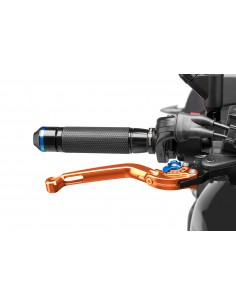 puig leva freno pieghevole arancione e selettore blu - lunghezza: 160 mm - (attenzione la leva non include l'adattatore) - 160ta