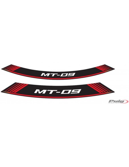 PUIG ADESIVI CERCHI YAMAHA MT-09 ROSSO vendita online Como