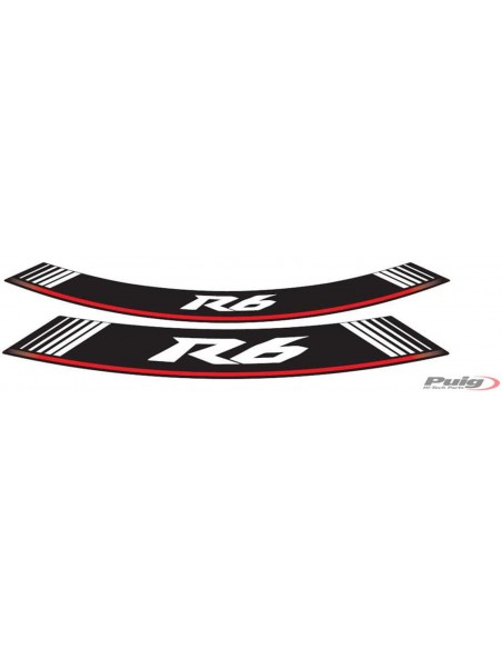 PUIG ADESIVI CERCHI YAMAHA YZF-R6 SILVER vendita online Como