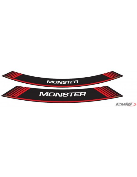 PUIG ADESIVI CERCHI DUCATI MONSTER ROSSO vendita online Como