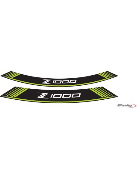 PUIG ADESIVI CERCHI KAWASAKI Z1000 VERDE vendita online Como