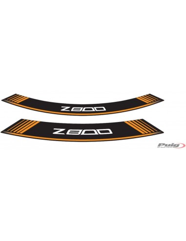 PUIG ADESIVI CERCHI KAWASAKI Z800 ARANCIONE vendita online Como