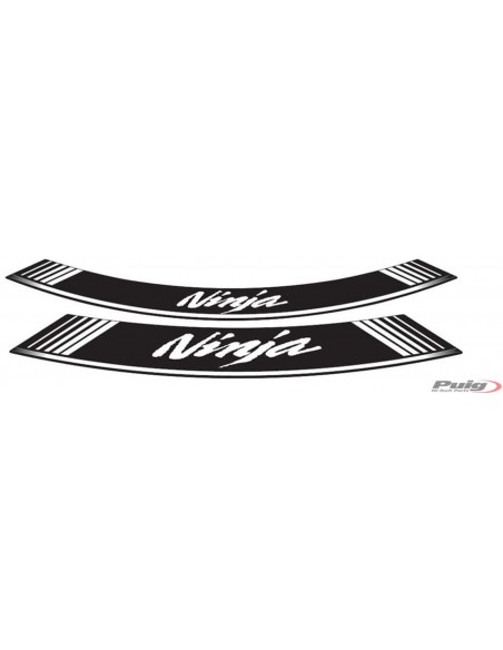 PUIG ADESIVI CERCHI KAWASAKI NINJA BIANCO vendita online Como